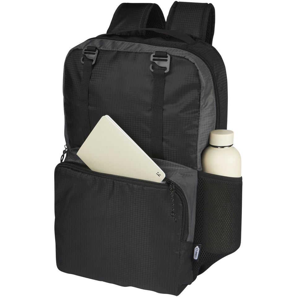 Zaino per portatile 15" in materiale leggero riciclato certificato GRS Trailhead - 14L personalizzato con logo - Pubblienne