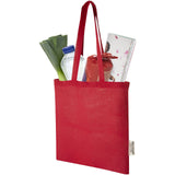 Tote bag in cotone riciclato GRS da 140 g/m2 Madras - 7L personalizzato con logo - Pubblienne
