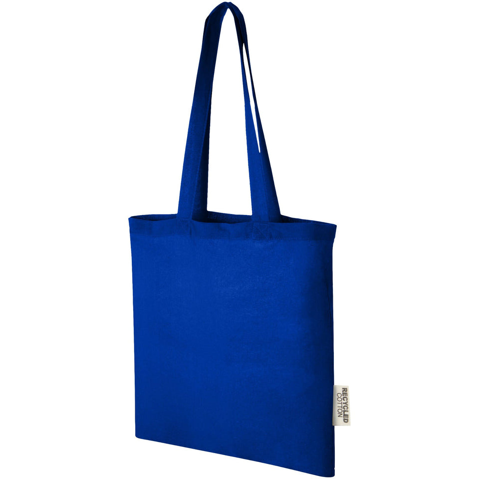 Tote bag in cotone riciclato GRS da 140 g/m2 Madras - 7L personalizzato con logo - Pubblienne