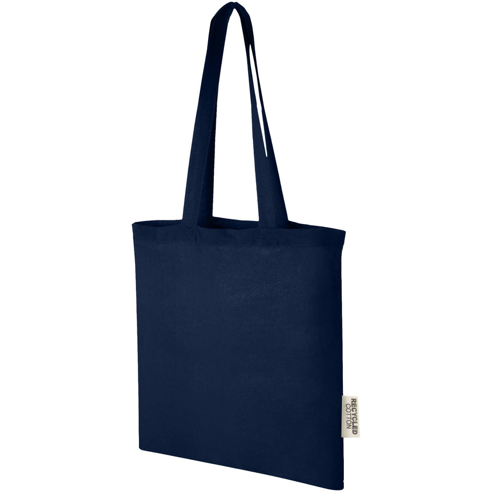Tote bag in cotone riciclato GRS da 140 g/m2 Madras - 7L personalizzato con logo - Pubblienne