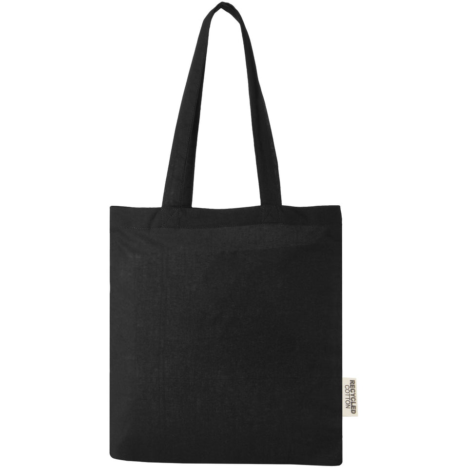 Tote bag in cotone riciclato GRS da 140 g/m2 Madras - 7L personalizzato con logo - Pubblienne