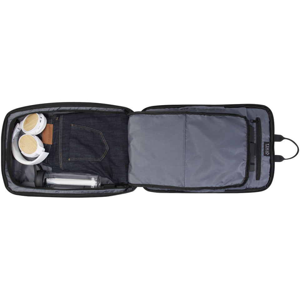 Zaino per computer portatile da 15,6" in materiale riciclato con certificazione GRS Rise personalizzato con logo - Pubblienne