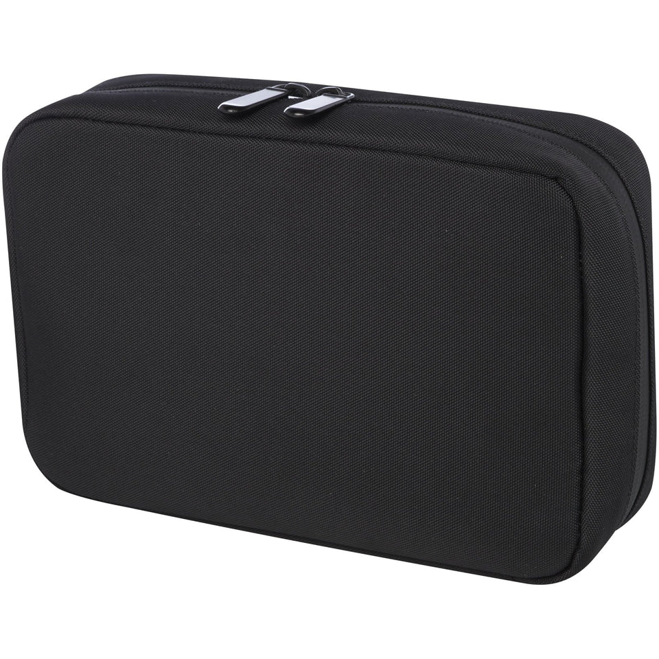 Custodia organizer in materiale riciclato certificato GRS Rise personalizzato con logo - Pubblienne