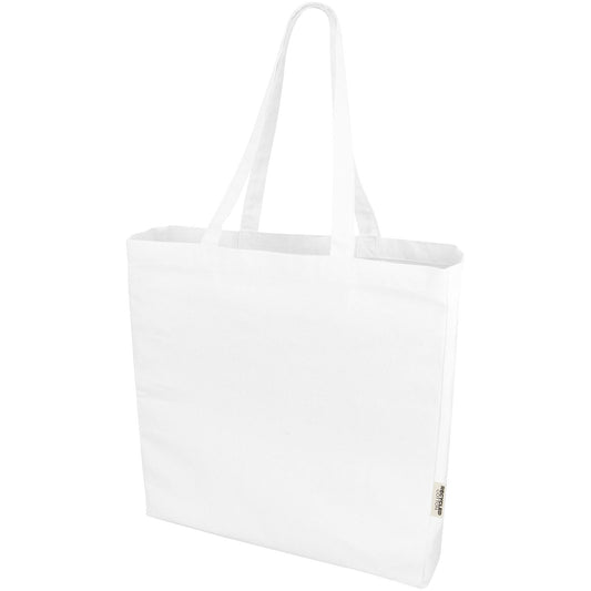 Tote bag in tessuto riciclato da 220 g/m² certificato GRS Odessa - 13L personalizzato con logo - Pubblienne