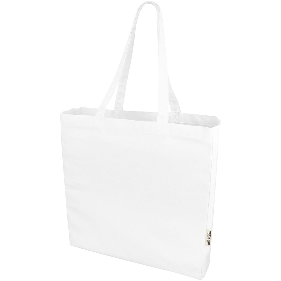 Tote bag in tessuto riciclato da 220 g/m² certificato GRS Odessa - 13L personalizzato con logo - Pubblienne