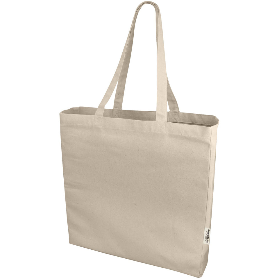 Tote bag in tessuto riciclato da 220 g/m² certificato GRS Odessa - 13L personalizzato con logo - Pubblienne