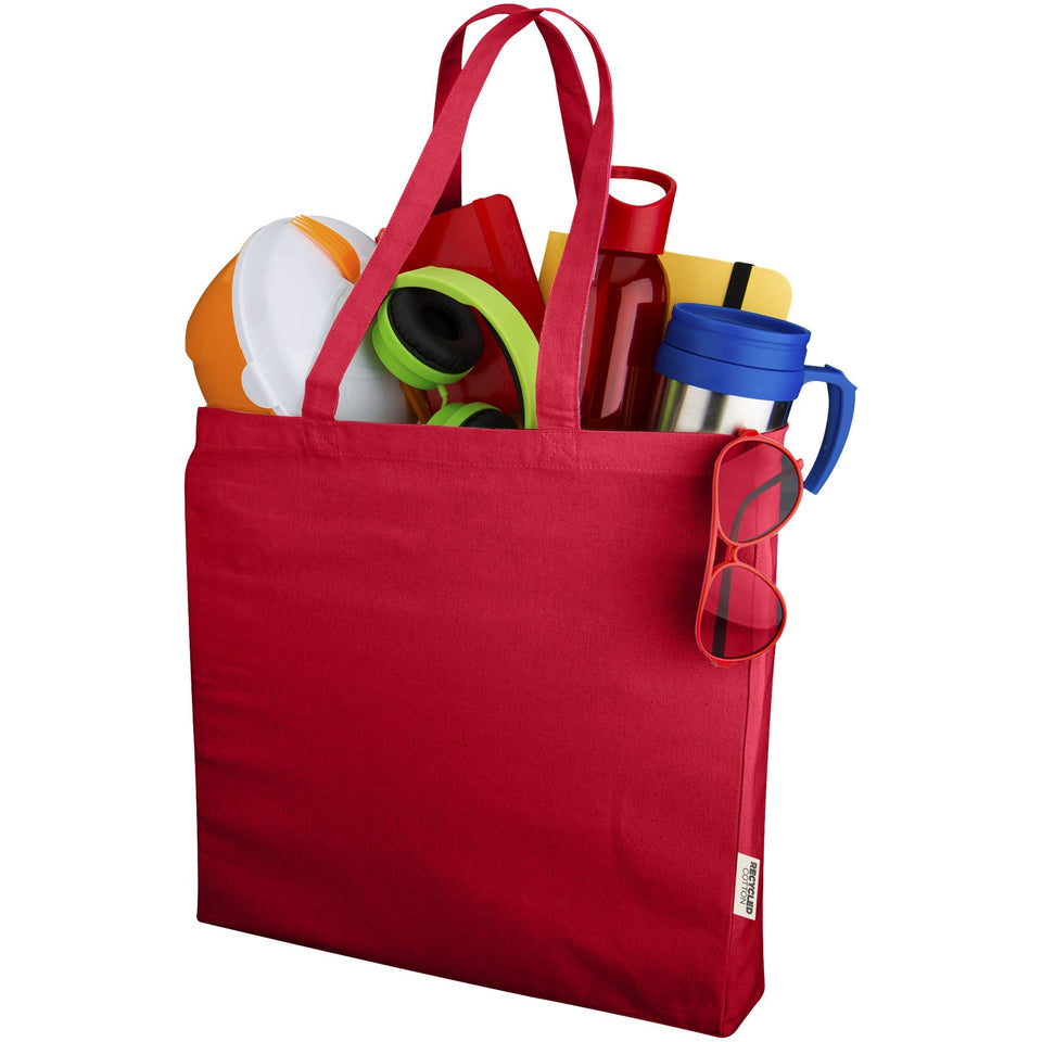 Tote bag in tessuto riciclato da 220 g/m² certificato GRS Odessa - 13L personalizzato con logo - Pubblienne