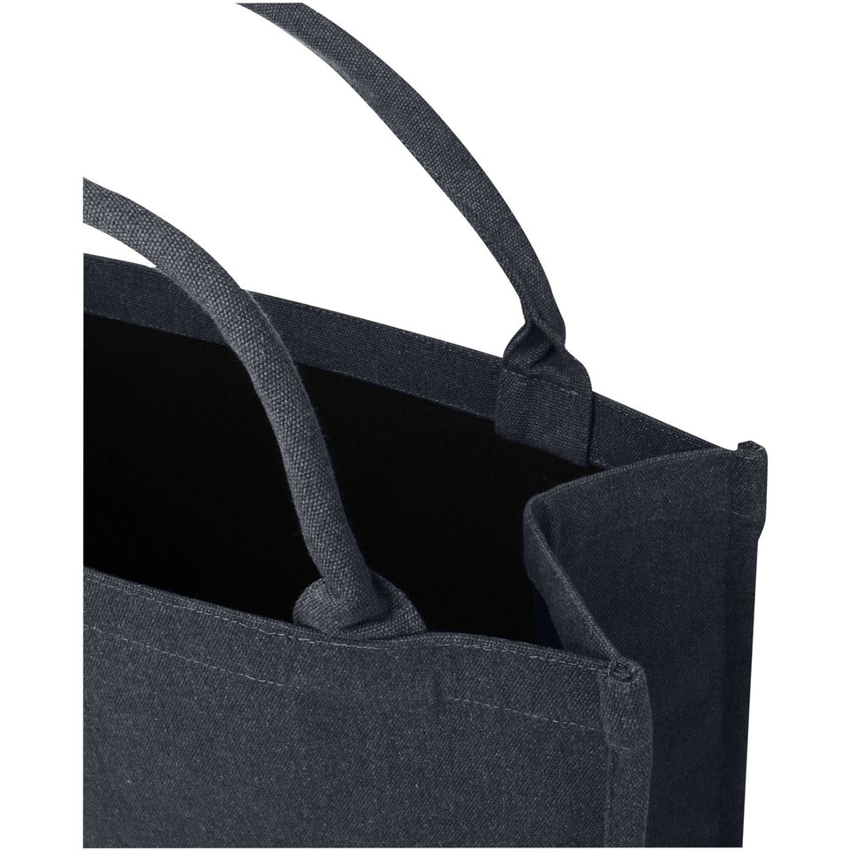 Tote bag per libri in materiale riciclato da 500 g/m² Page Aware™ personalizzato con logo - Pubblienne