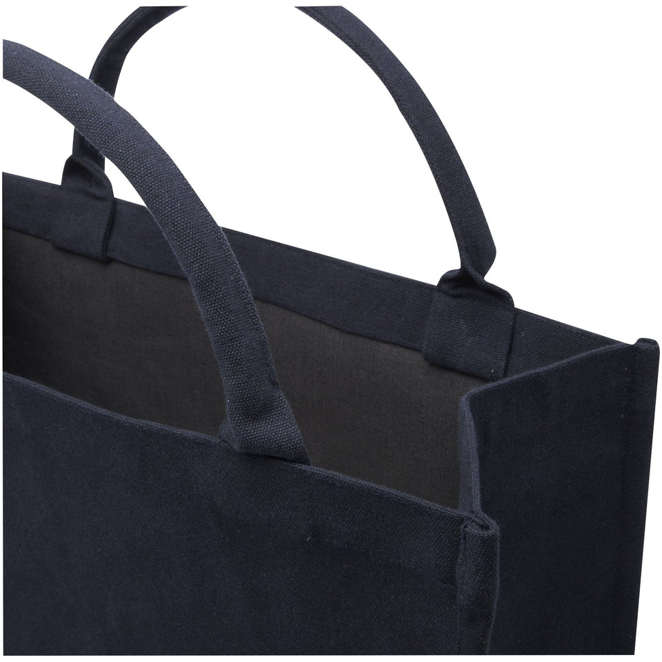 Tote bag per libri in materiale riciclato da 500 g/m² Page Aware™ personalizzato con logo - Pubblienne