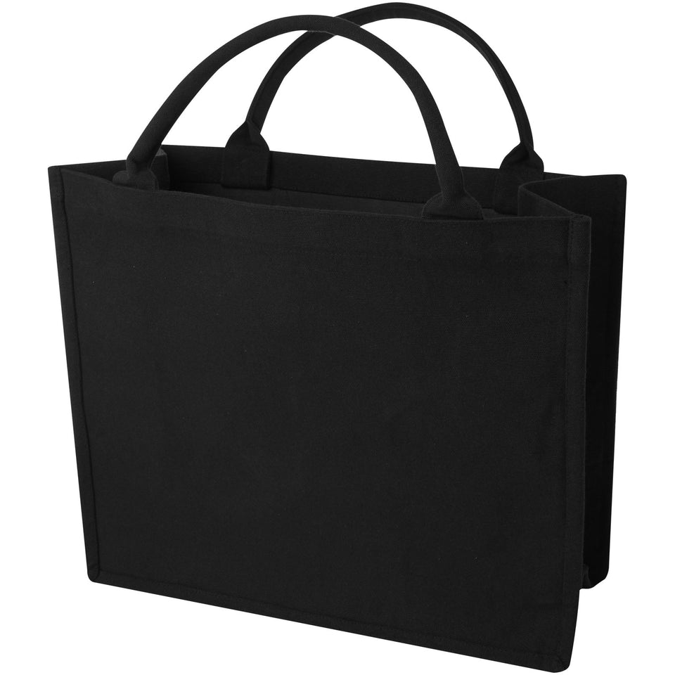 Tote bag per libri in materiale riciclato da 500 g/m² Page Aware™ personalizzato con logo - Pubblienne