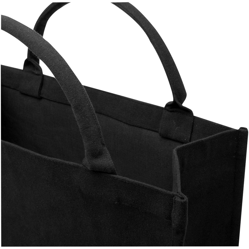 Tote bag per libri in materiale riciclato da 500 g/m² Page Aware™ personalizzato con logo - Pubblienne