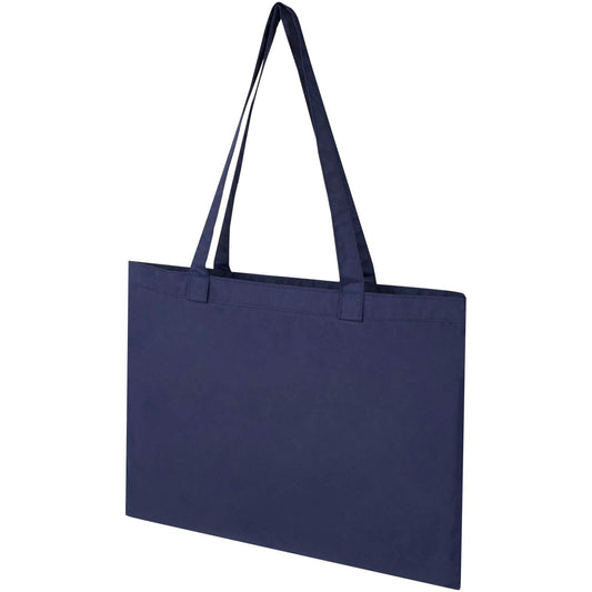 Tote bag circolare in materiale riciclato certificato GRS Kai personalizzato con logo - Pubblienne