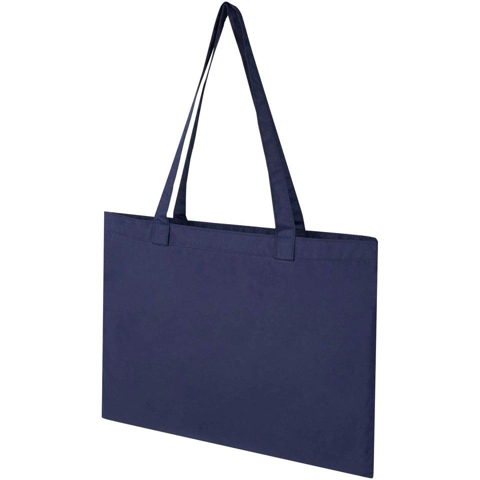 Tote bag circolare in materiale riciclato certificato GRS Kai personalizzato con logo - Pubblienne