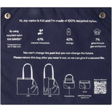 Tote bag circolare in materiale riciclato certificato GRS Kai personalizzato con logo - Pubblienne
