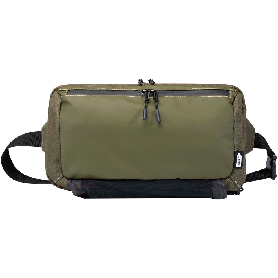 Borsa modulare monospalla in materiale riciclato certificato GRS Roam personalizzato con logo - Pubblienne