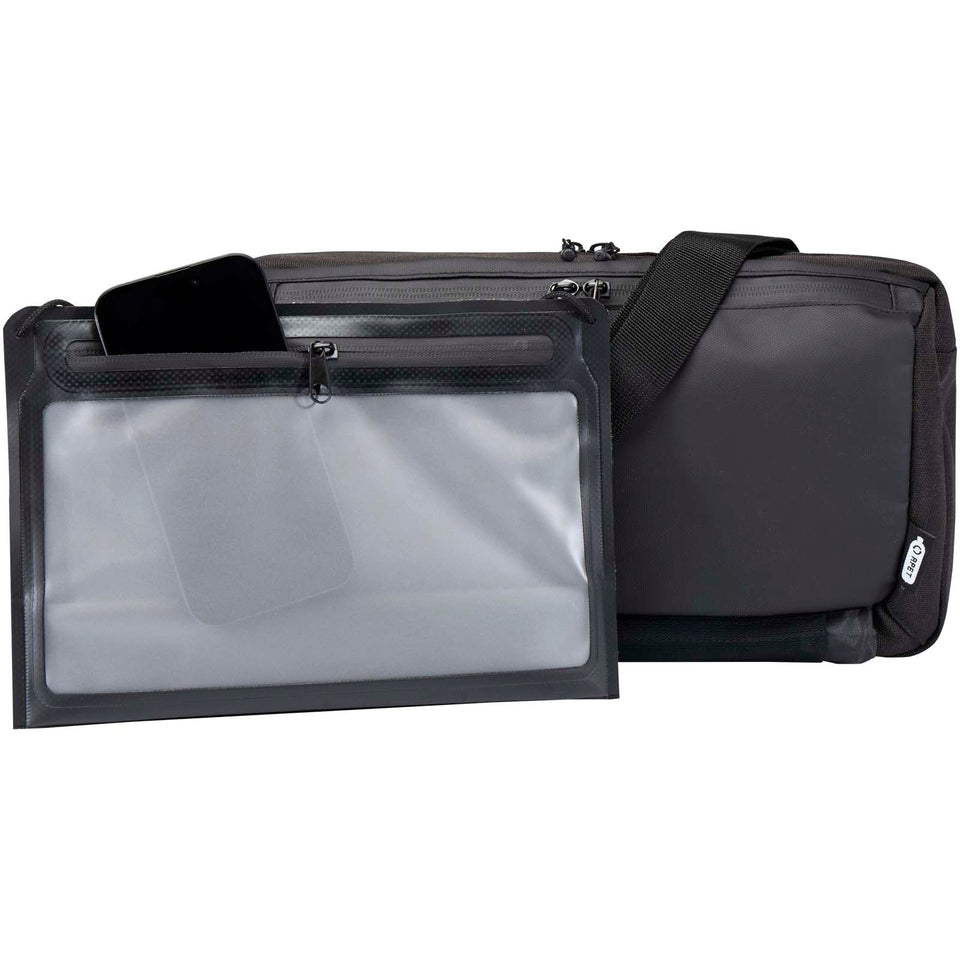 Borsa modulare monospalla in materiale riciclato certificato GRS Roam personalizzato con logo - Pubblienne