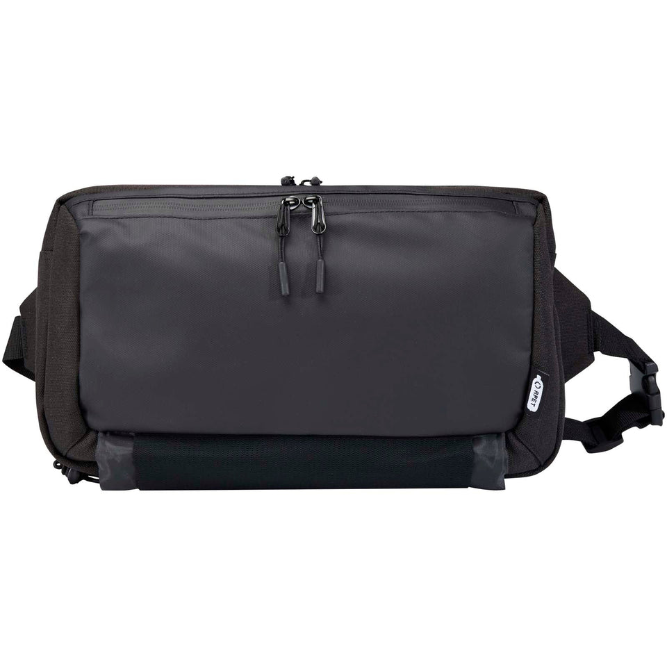 Borsa modulare monospalla in materiale riciclato certificato GRS Roam personalizzato con logo - Pubblienne