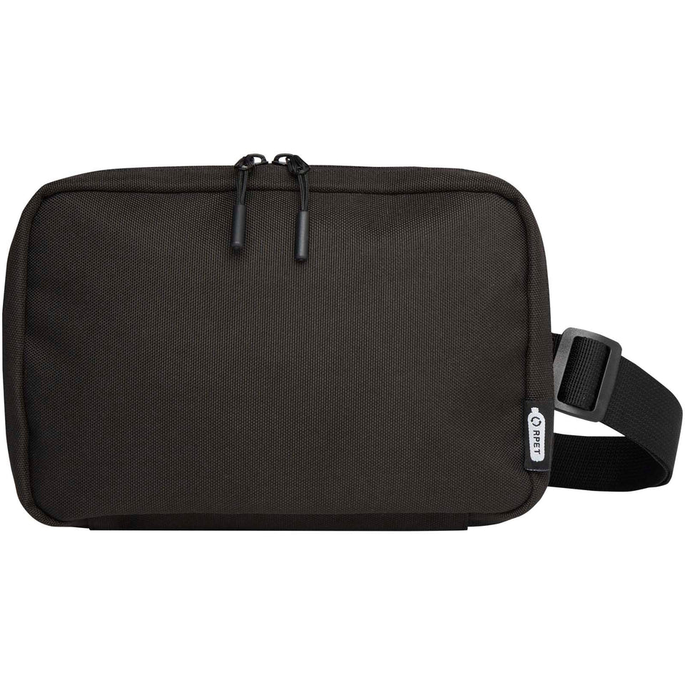 Beauty case modulare in materiale riciclato certificato GRS Roam personalizzato con logo - Pubblienne