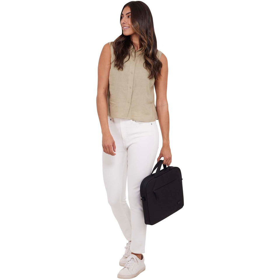 Borsa per portatile da 15,6" Case Logic Invigo in materiale riciclato personalizzato con logo - Pubblienne