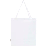 Tote bag a soffietto in cotone riciclato certificato GRS da 140 g/m² Madras - 12L personalizzato con logo - Pubblienne
