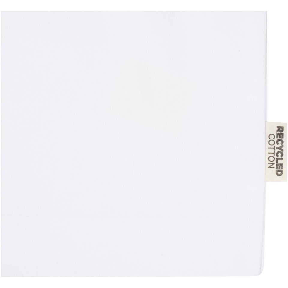 Tote bag a soffietto in cotone riciclato certificato GRS da 140 g/m² Madras - 12L personalizzato con logo - Pubblienne