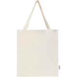 Tote bag a soffietto in cotone riciclato certificato GRS da 140 g/m² Madras - 12L personalizzato con logo - Pubblienne