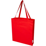 Tote bag a soffietto in cotone riciclato certificato GRS da 140 g/m² Madras - 12L personalizzato con logo - Pubblienne