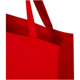Tote bag a soffietto in cotone riciclato certificato GRS da 140 g/m² Madras - 12L personalizzato con logo - Pubblienne