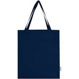 Tote bag a soffietto in cotone riciclato certificato GRS da 140 g/m² Madras - 12L personalizzato con logo - Pubblienne