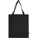 Tote bag a soffietto in cotone riciclato certificato GRS da 140 g/m² Madras - 12L personalizzato con logo - Pubblienne