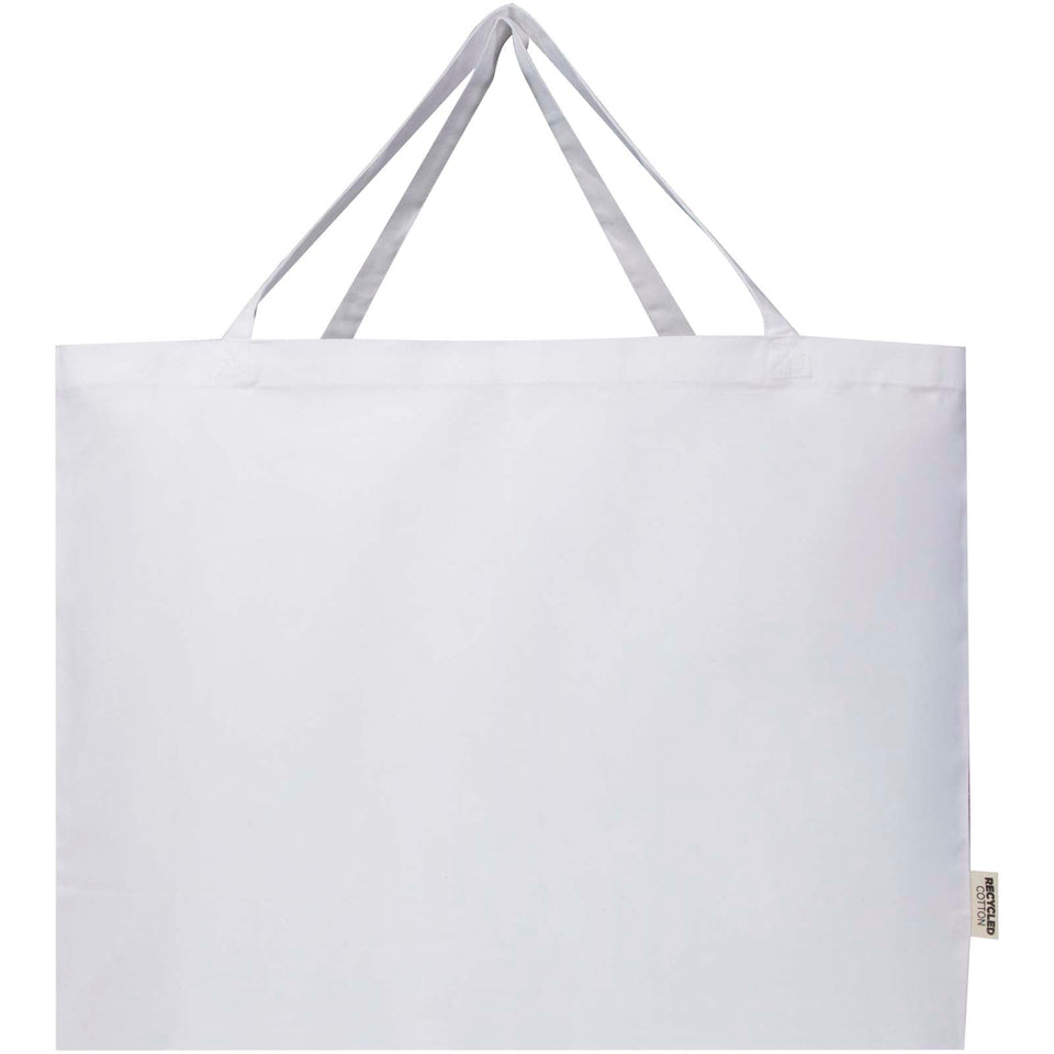 Tote bag in cotone riciclato certificato GRS da 220 g/m² Odessa 40L personalizzato con logo - Pubblienne