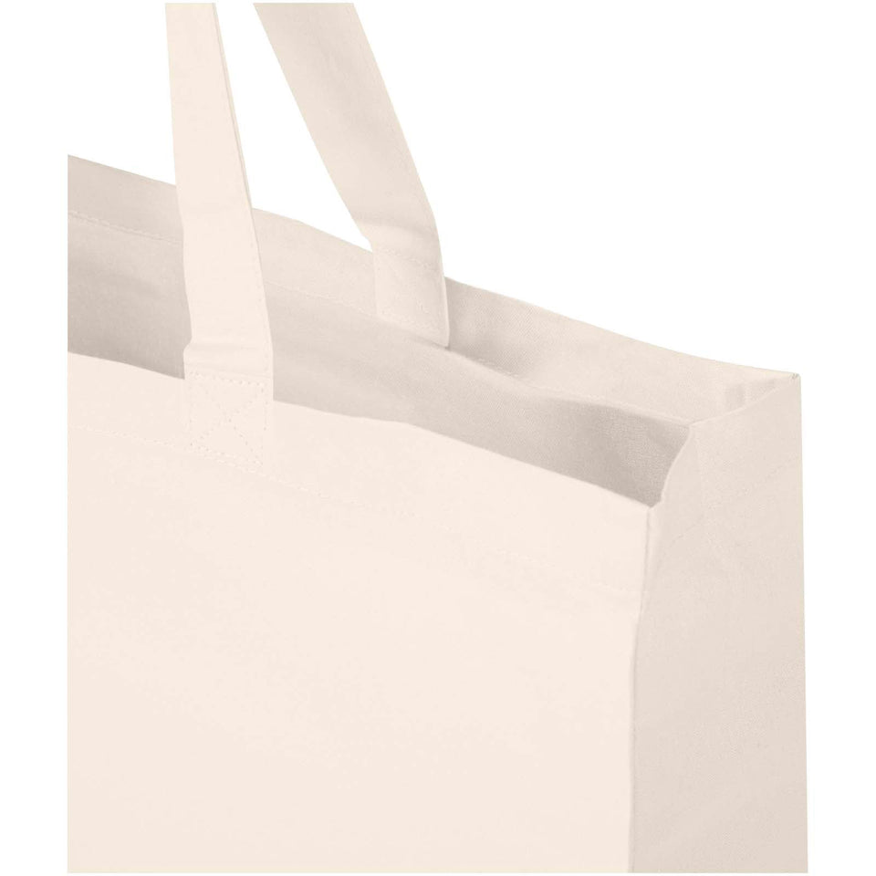 Tote bag in cotone riciclato certificato GRS da 220 g/m² Odessa 40L personalizzato con logo - Pubblienne