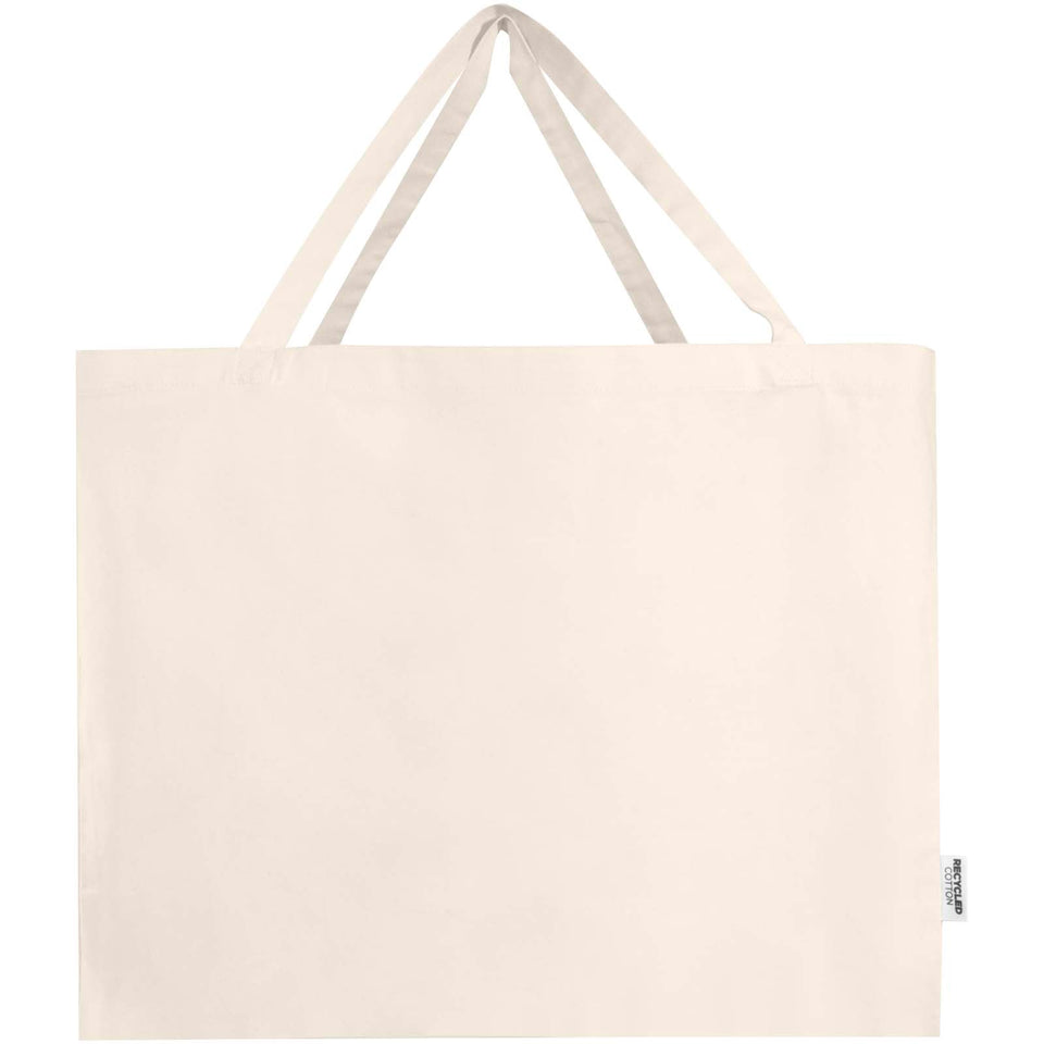 Tote bag in cotone riciclato certificato GRS da 220 g/m² Odessa 40L personalizzato con logo - Pubblienne