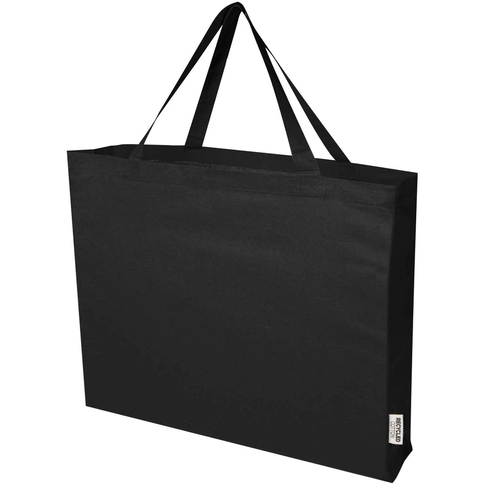 Tote bag in cotone riciclato certificato GRS da 220 g/m² Odessa 40L personalizzato con logo - Pubblienne