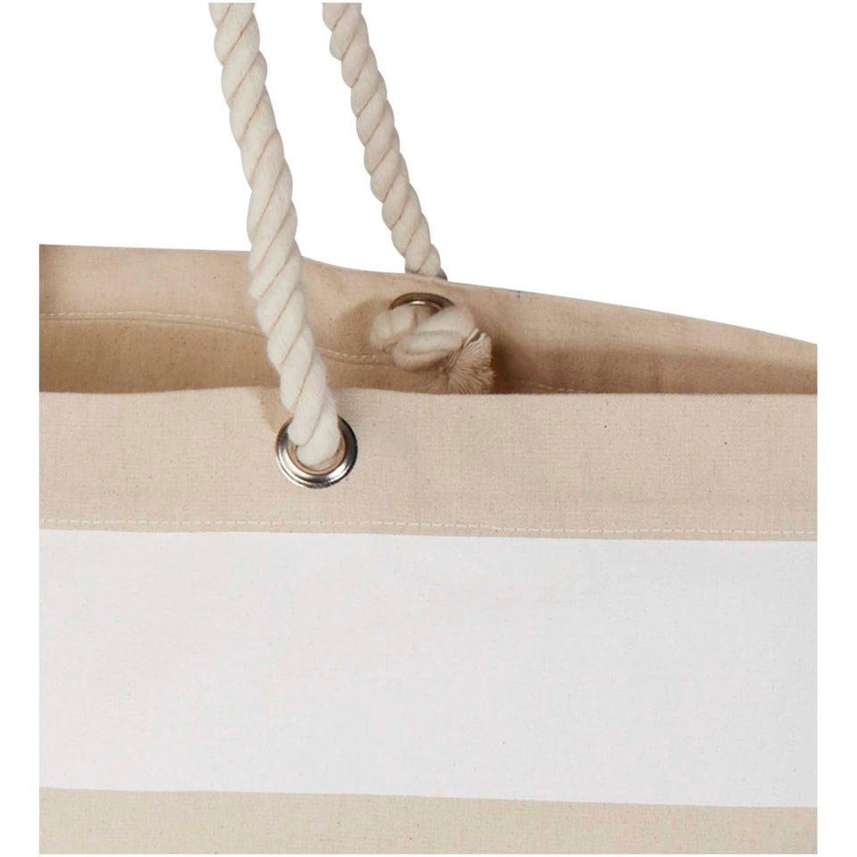 Tote bag da spiaggia in materiale riciclato certificato GRS 270 g/m² Florida personalizzato con logo - Pubblienne
