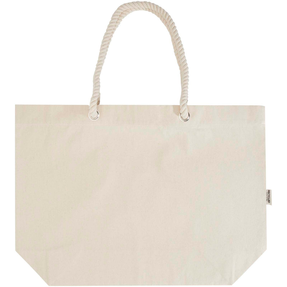 Tote bag da spiaggia in materiale riciclato certificato GRS 270 g/m² Florida personalizzato con logo - Pubblienne