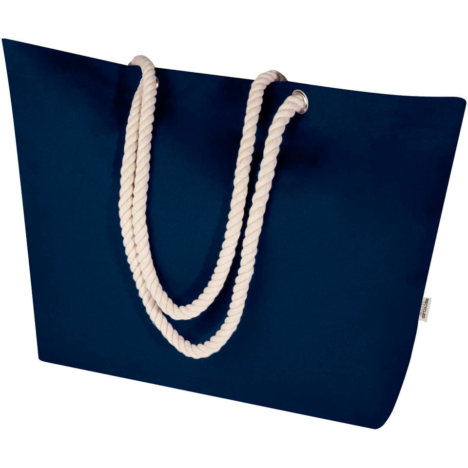 Tote bag da spiaggia in materiale riciclato certificato GRS 270 g/m² Florida personalizzato con logo - Pubblienne