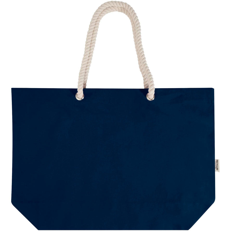 Tote bag da spiaggia in materiale riciclato certificato GRS 270 g/m² Florida personalizzato con logo - Pubblienne