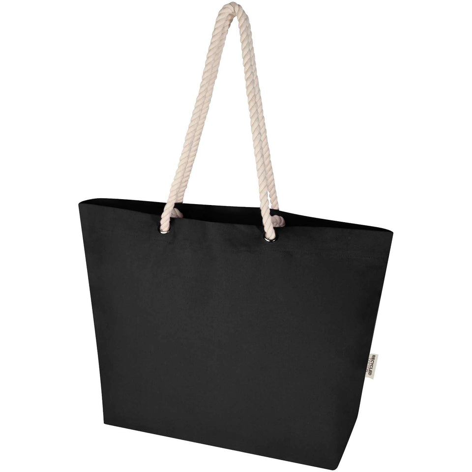 Tote bag da spiaggia in materiale riciclato certificato GRS 270 g/m² Florida personalizzato con logo - Pubblienne