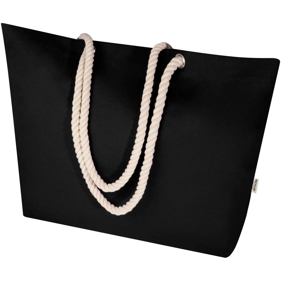 Tote bag da spiaggia in materiale riciclato certificato GRS 270 g/m² Florida personalizzato con logo - Pubblienne