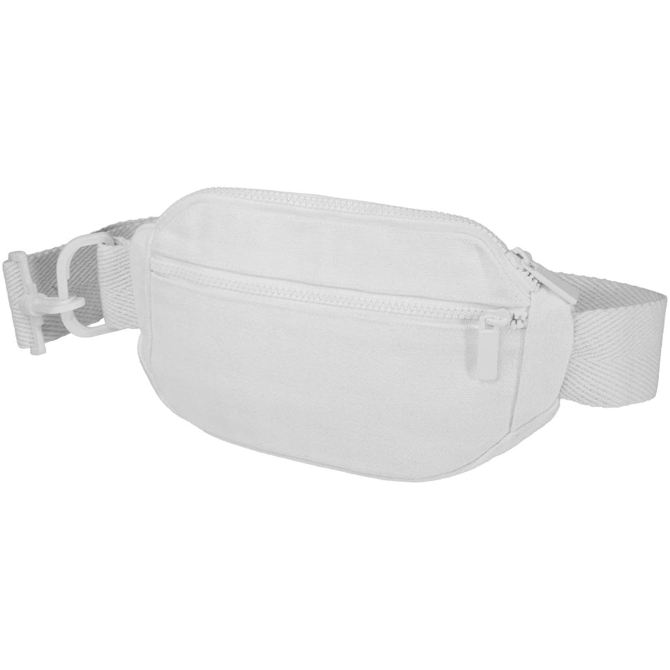 Borsa a tracolla Aware™ in materiale riciclato da 500 g/m² Crescent personalizzato con logo - Pubblienne