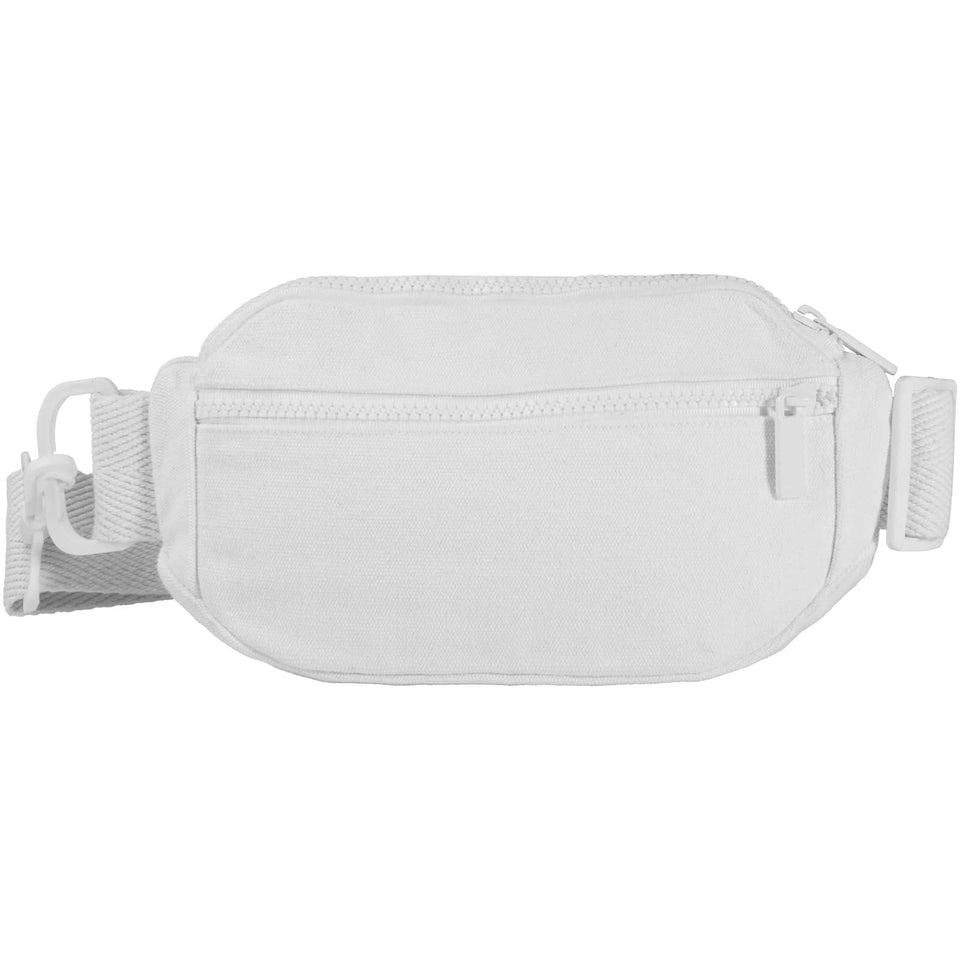 Borsa a tracolla Aware™ in materiale riciclato da 500 g/m² Crescent personalizzato con logo - Pubblienne