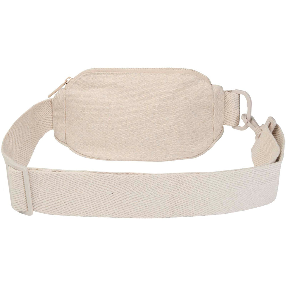 Borsa a tracolla Aware™ in materiale riciclato da 500 g/m² Crescent personalizzato con logo - Pubblienne