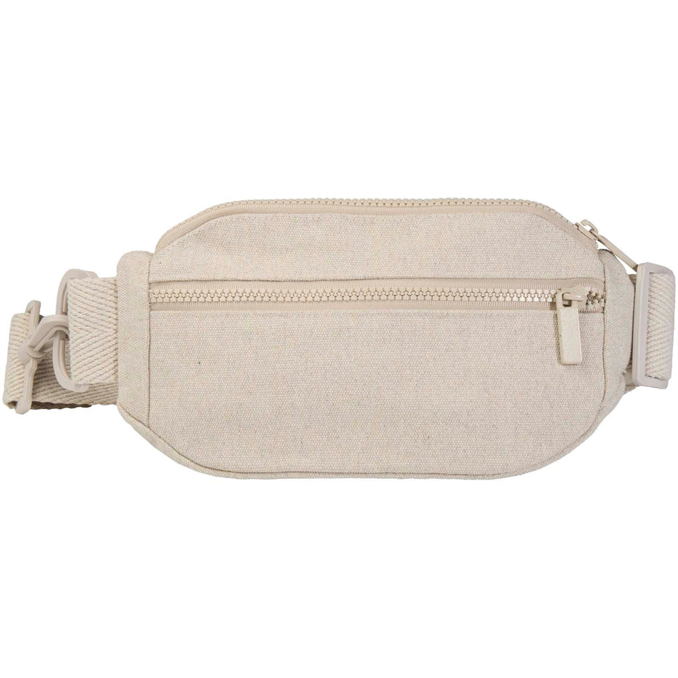 Borsa a tracolla Aware™ in materiale riciclato da 500 g/m² Crescent personalizzato con logo - Pubblienne