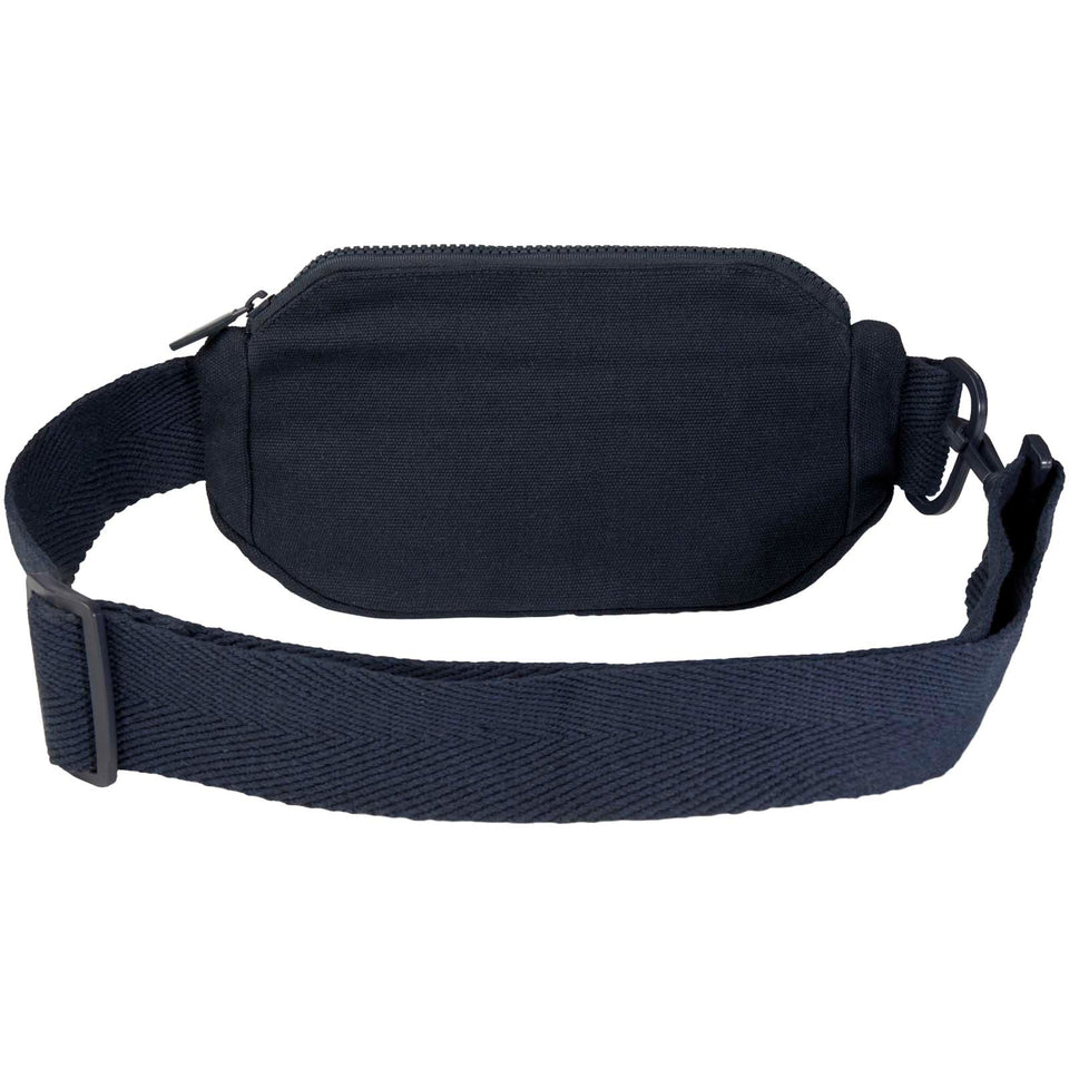 Borsa a tracolla Aware™ in materiale riciclato da 500 g/m² Crescent personalizzato con logo - Pubblienne
