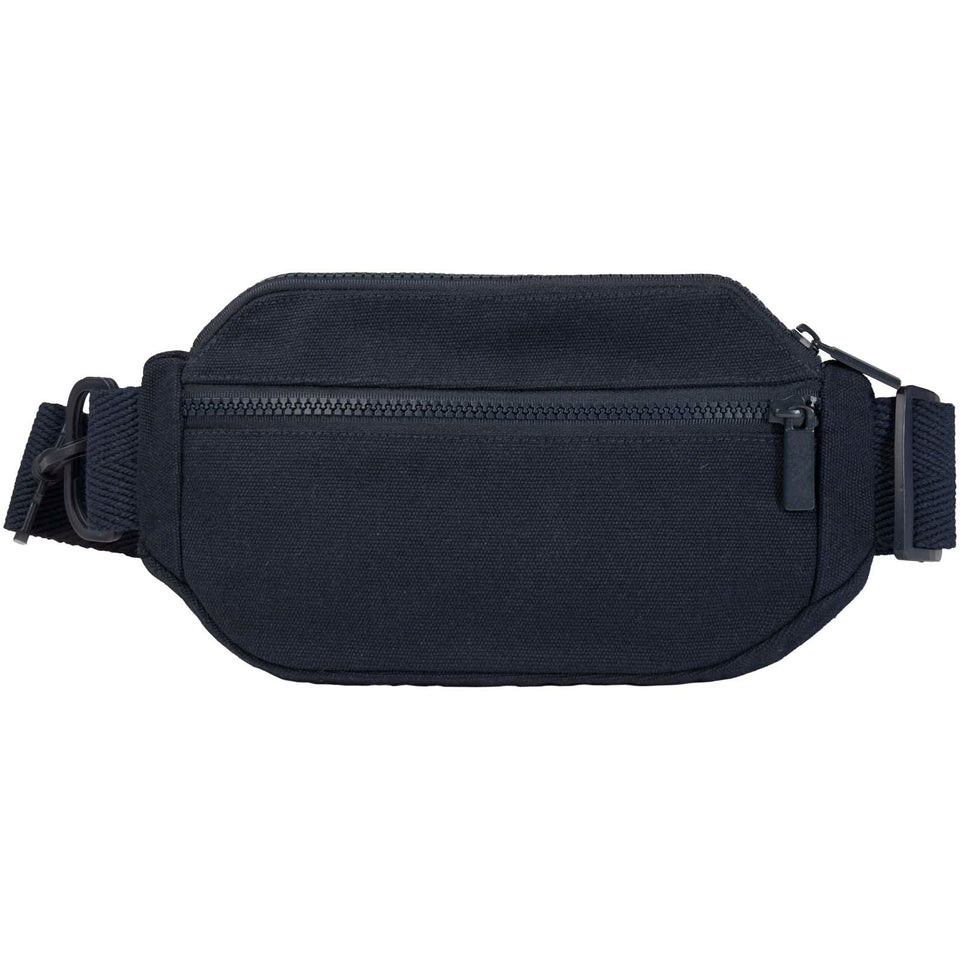 Borsa a tracolla Aware™ in materiale riciclato da 500 g/m² Crescent personalizzato con logo - Pubblienne