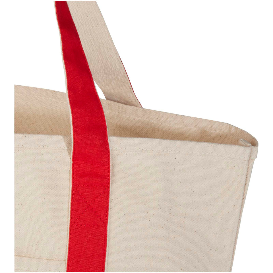 Tote bag in cotone riciclato certificato GRS da 320 g/m² Sam personalizzato con logo - Pubblienne