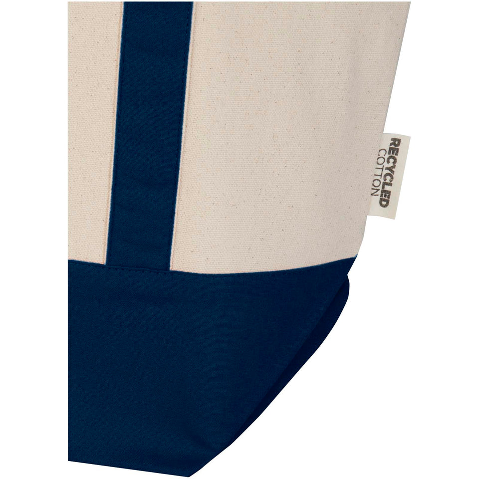 Tote bag in cotone riciclato certificato GRS da 320 g/m² Sam personalizzato con logo - Pubblienne