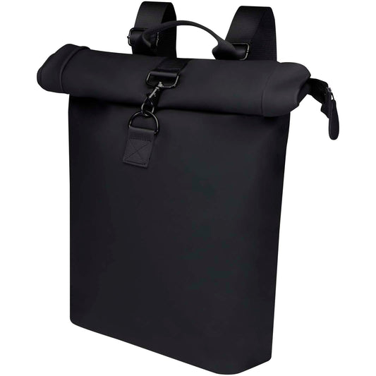 Zaino roll-top per portatile da 15,6" riciclato certificato GRS da 12 litri Turner personalizzato con logo - Pubblienne
