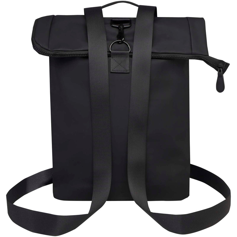 Zaino roll-top per portatile da 15,6" riciclato certificato GRS da 12 litri Turner personalizzato con logo - Pubblienne